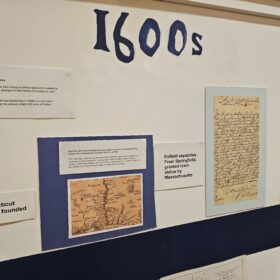 timeline of Enfield history in Old Town Hall museum